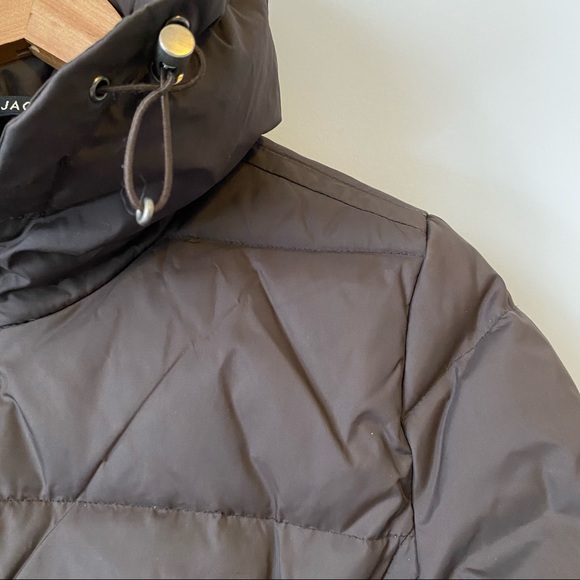 Jacob women’s brown down filled puffer coat parka size Medium - Picture 6 of 12